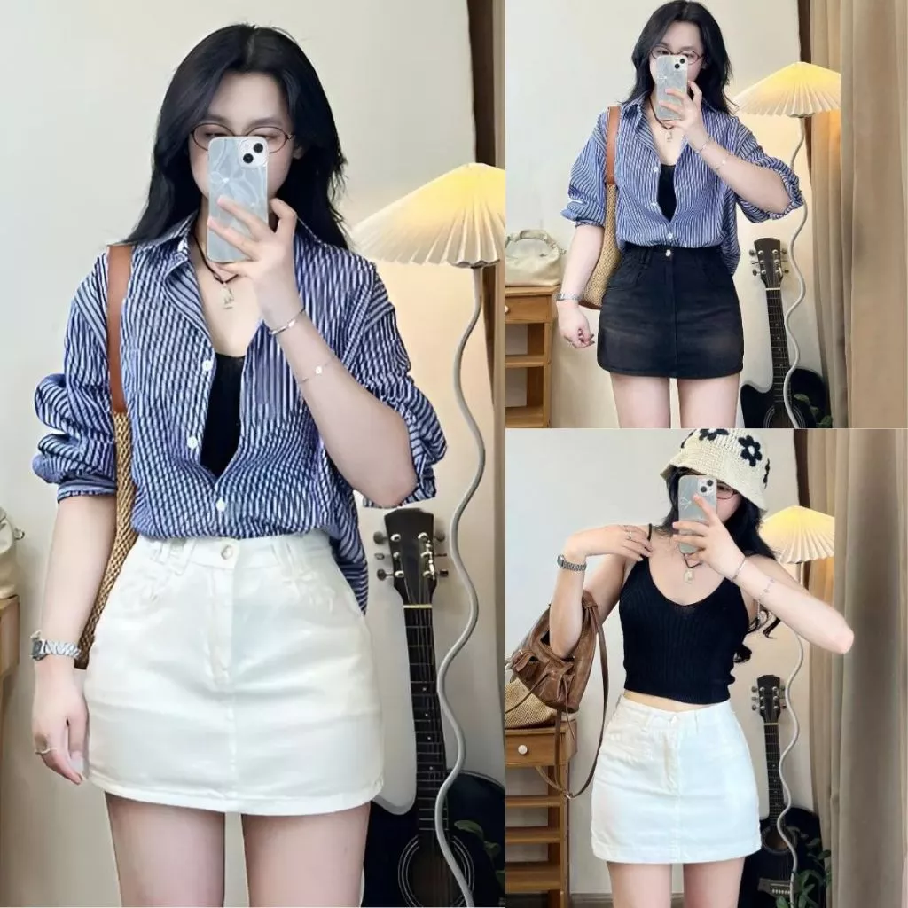 Mặc đẹp cả m&ugrave;a h&egrave; chỉ với 1 chiếc ch&acirc;n v&aacute;y chữ A - Ảnh 13.