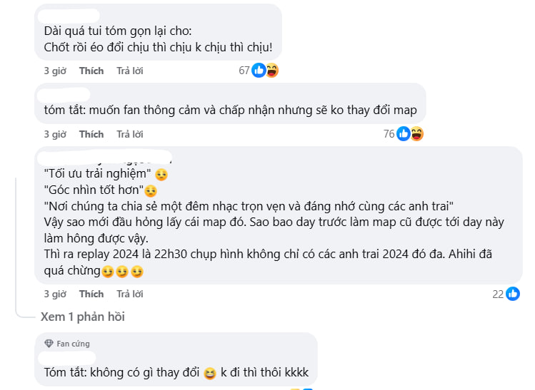 BTC Concert Anh Trai Say Hi l&ecirc;n tiếng về việc đổi seatmap nhưng kh&ocirc;ng dập được sự bức x&uacute;c của fan- Ảnh 7.