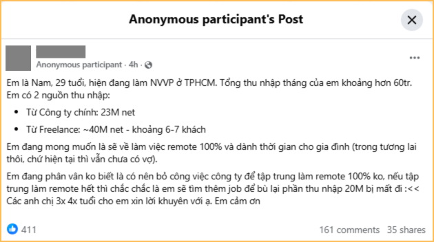 Lương văn ph&ograve;ng 23 triệu đồng/th&aacute;ng, l&agrave;m tự do th&igrave; kiếm gấp đ&ocirc;i: C&oacute; n&ecirc;n nghỉ việc full-time?- Ảnh 1.