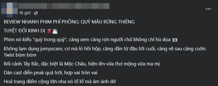 Dân tình review nóng Phí Phông: Khẳng định vị thế kinh dị Việt, người được khen nhất không phải Kiều Minh Tuấn- Ảnh 9. Dân tình review nóng Phí Phông: Khẳng định vị thế kinh dị Việt, người được khen nhất không phải Kiều Minh Tuấn- Ảnh 9.