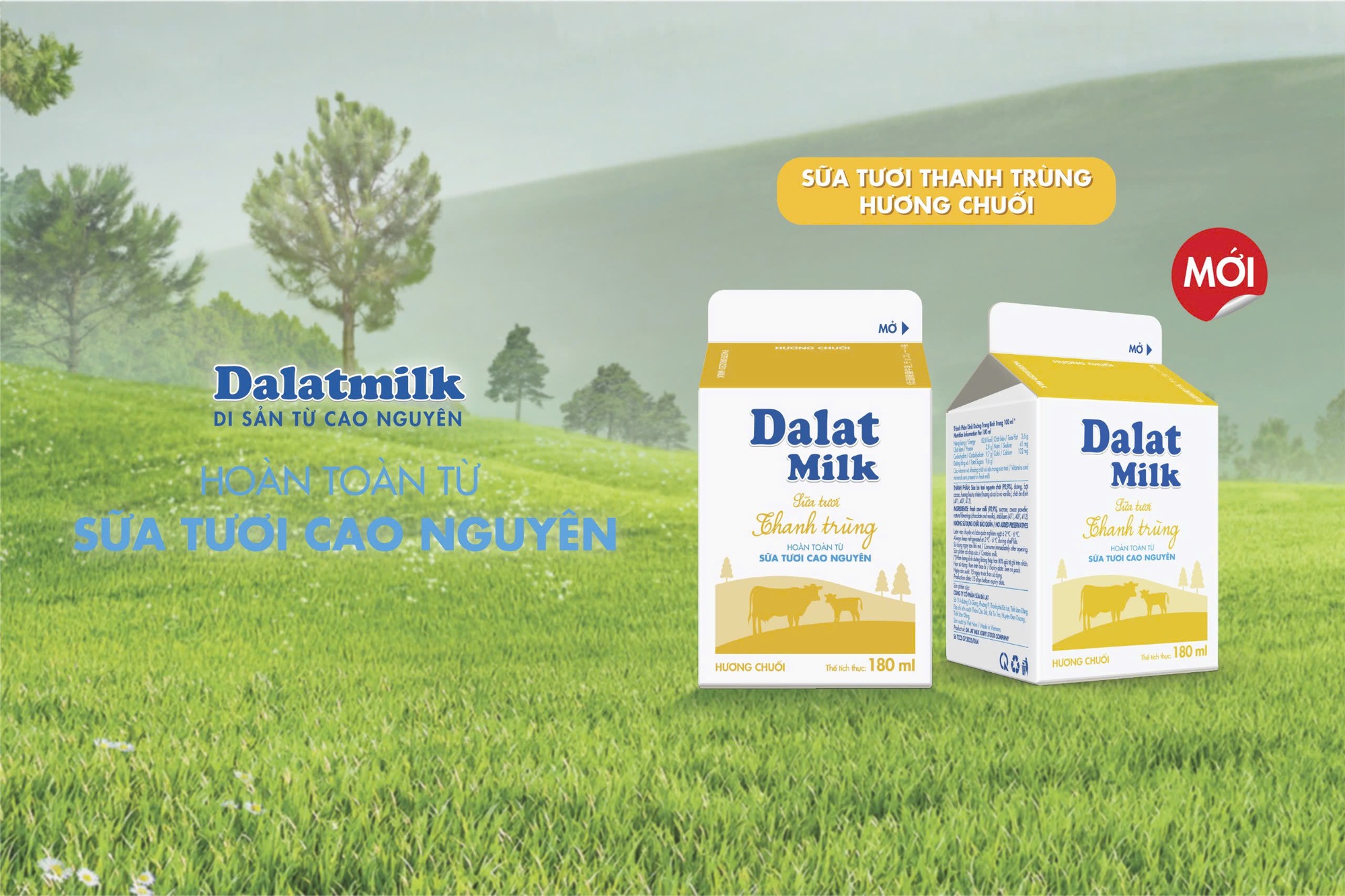 Dalatmilk ra mắt &ldquo;Sữa Tươi Thanh Tr&ugrave;ng Hương Chuối&rdquo; - kết hợp hoàn toàn từ sữa tươi cao nguy&ecirc;n v&agrave; hương chuối tự nhi&ecirc;n - Ảnh 3.