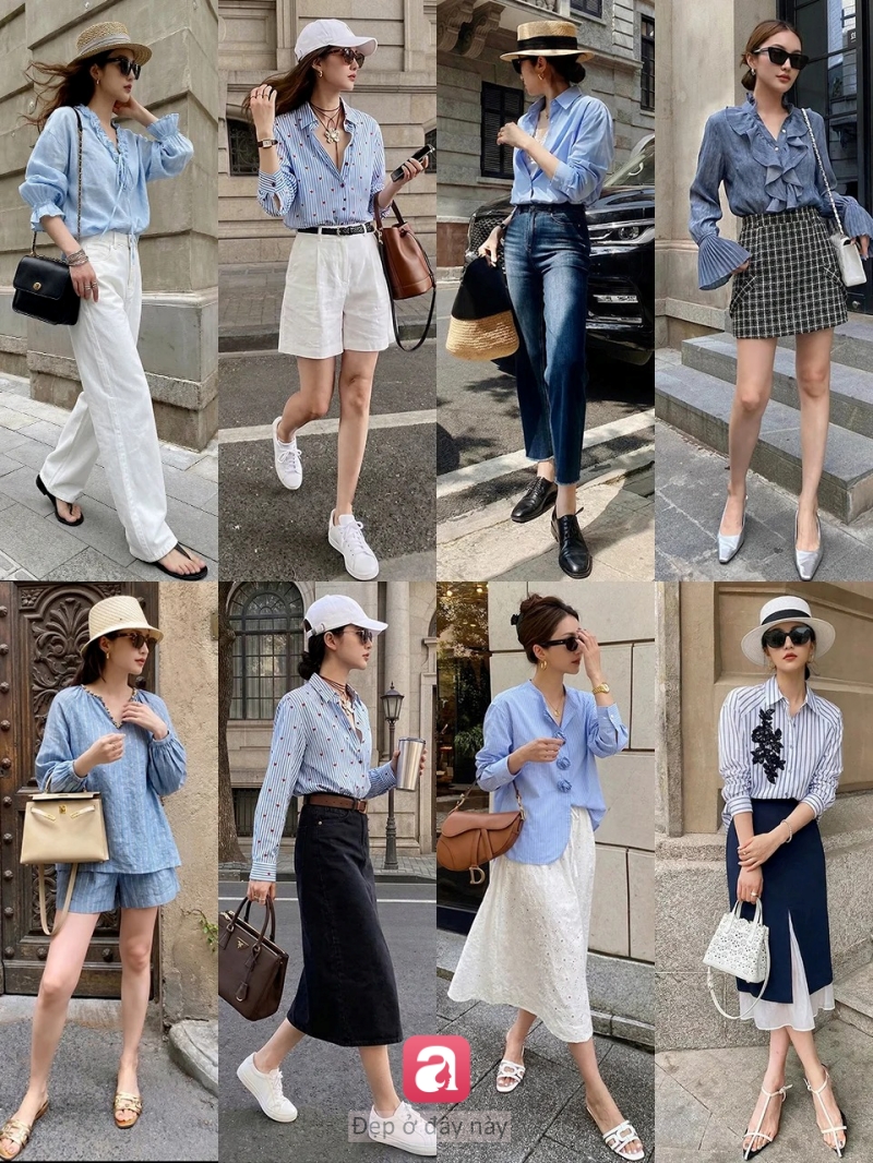 Xanh nhạt &ndash; gam m&agrave;u &ldquo;nhẹ t&ecirc;nh&rdquo; nhưng mặc l&ecirc;n l&agrave; sang: 4 c&ocirc;ng thức đi l&agrave;m chuẩn thanh lịch - Ảnh 1.