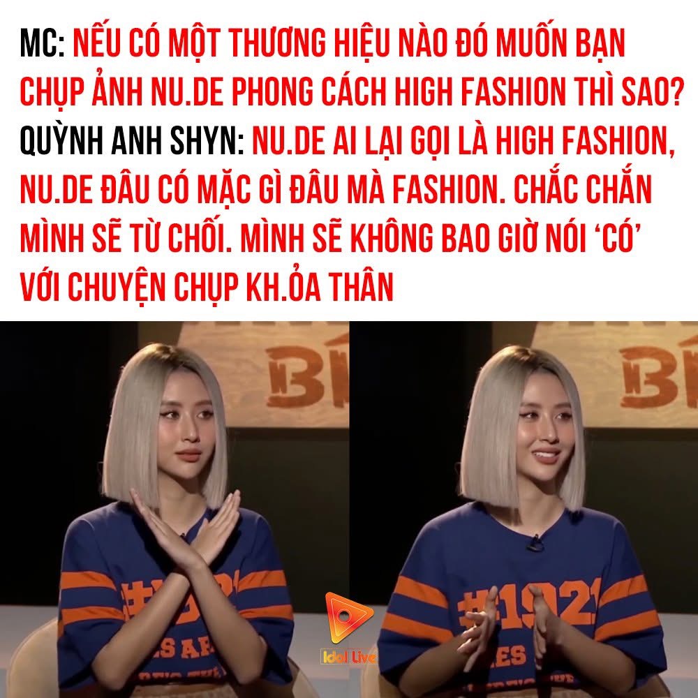 Th&aacute;i độ của Quỳnh Anh Shyn trước lời mời chụp ảnh nude "high fashion" được đ&agrave;o lại- Ảnh 3.