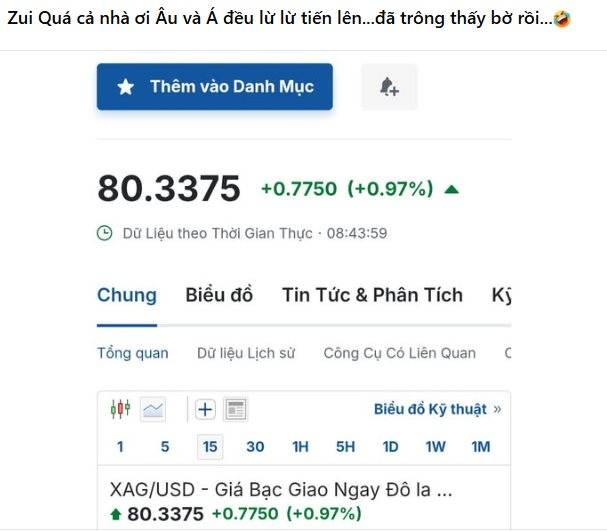 Bạc tăng 5% vượt mốc 80 triệu đồng/kg, c&aacute;c hội nh&oacute;m đầu tư bắt đầu s&ocirc;i động trở lại- Ảnh 6.