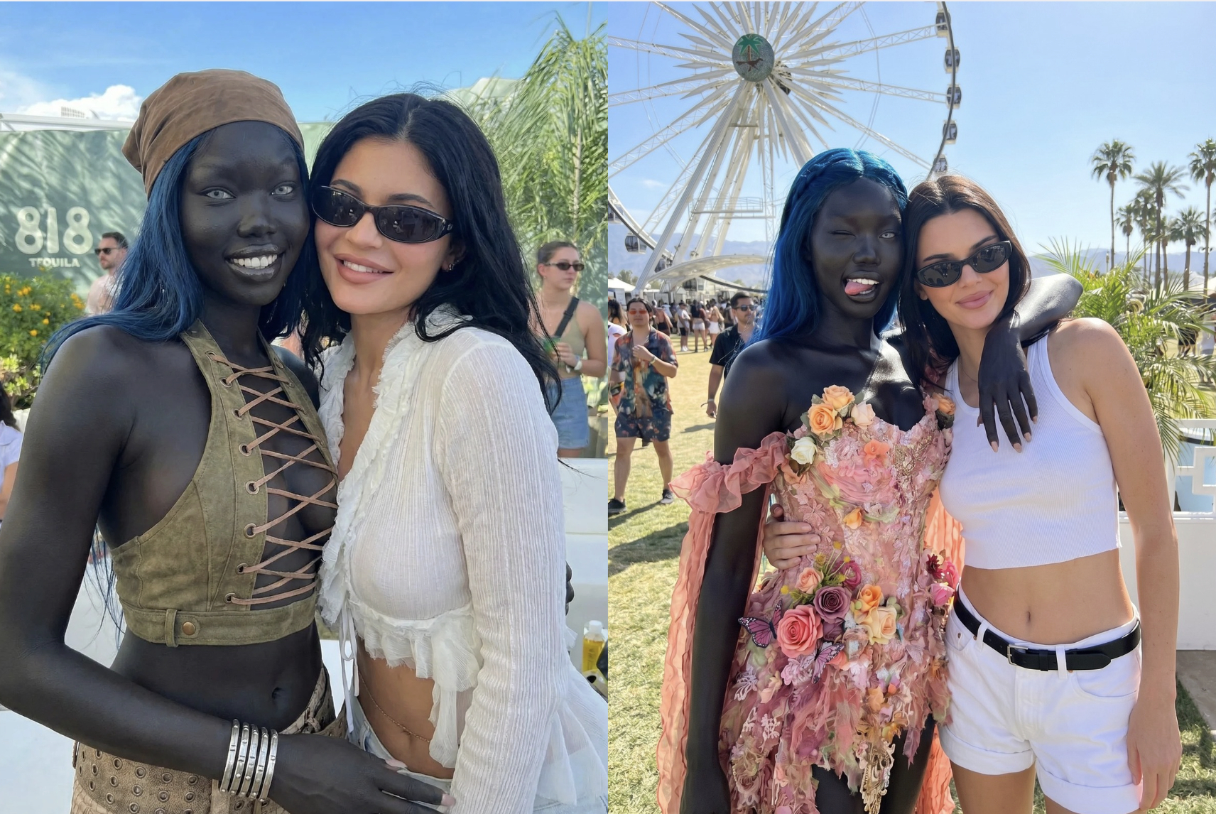 Xuất hiện &ldquo;ngọc trai đen&rdquo; đẹp như thần thoại: &ldquo;Bạn th&acirc;n&rdquo; của Hailey Bieber v&agrave; Kylie Jenner, nhan sắc n&agrave;y đến Coachella dễ kiếm tiền tỷ- Ảnh 3.