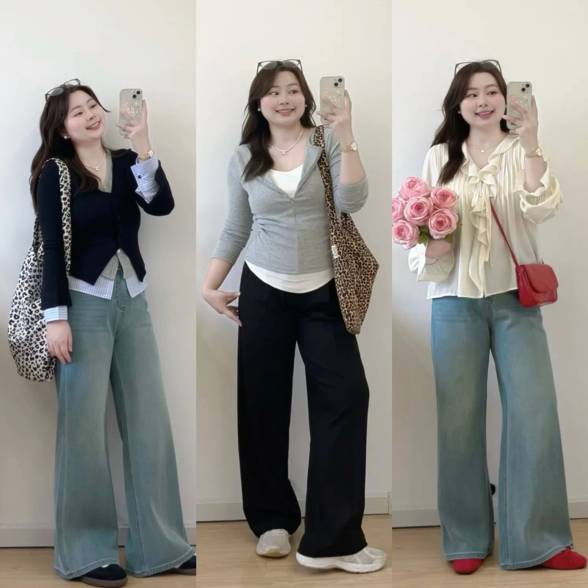 Eo b&aacute;nh m&igrave; đ&ugrave;i to kh&ocirc;ng lo mặc xấu: Mẹo phối đồ đỉnh cao, vừa t&ocirc;n d&aacute;ng lại giấu mỡ cực ngầu - Ảnh 1.