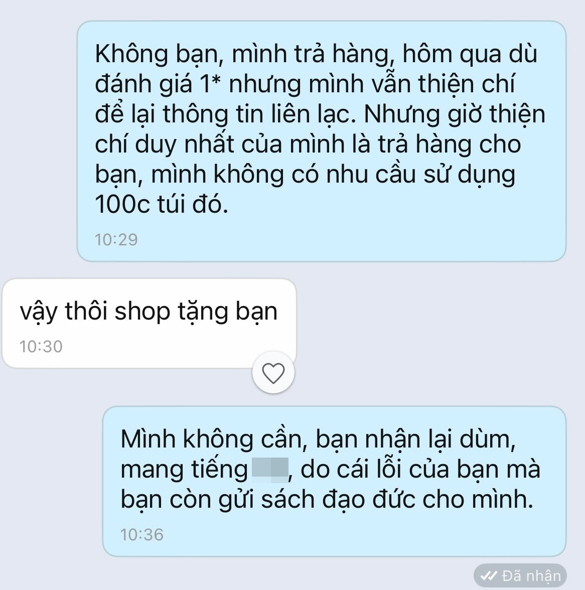 Shop gửi nhầm h&agrave;ng c&ograve;n &ldquo;tặng&rdquo; s&aacute;ch đạo đức dằn mặt kh&aacute;ch, phản hồi giữa drama: C&oacute; g&igrave; l&ecirc;n cơ quan chức năng l&agrave;m việc- Ảnh 9.