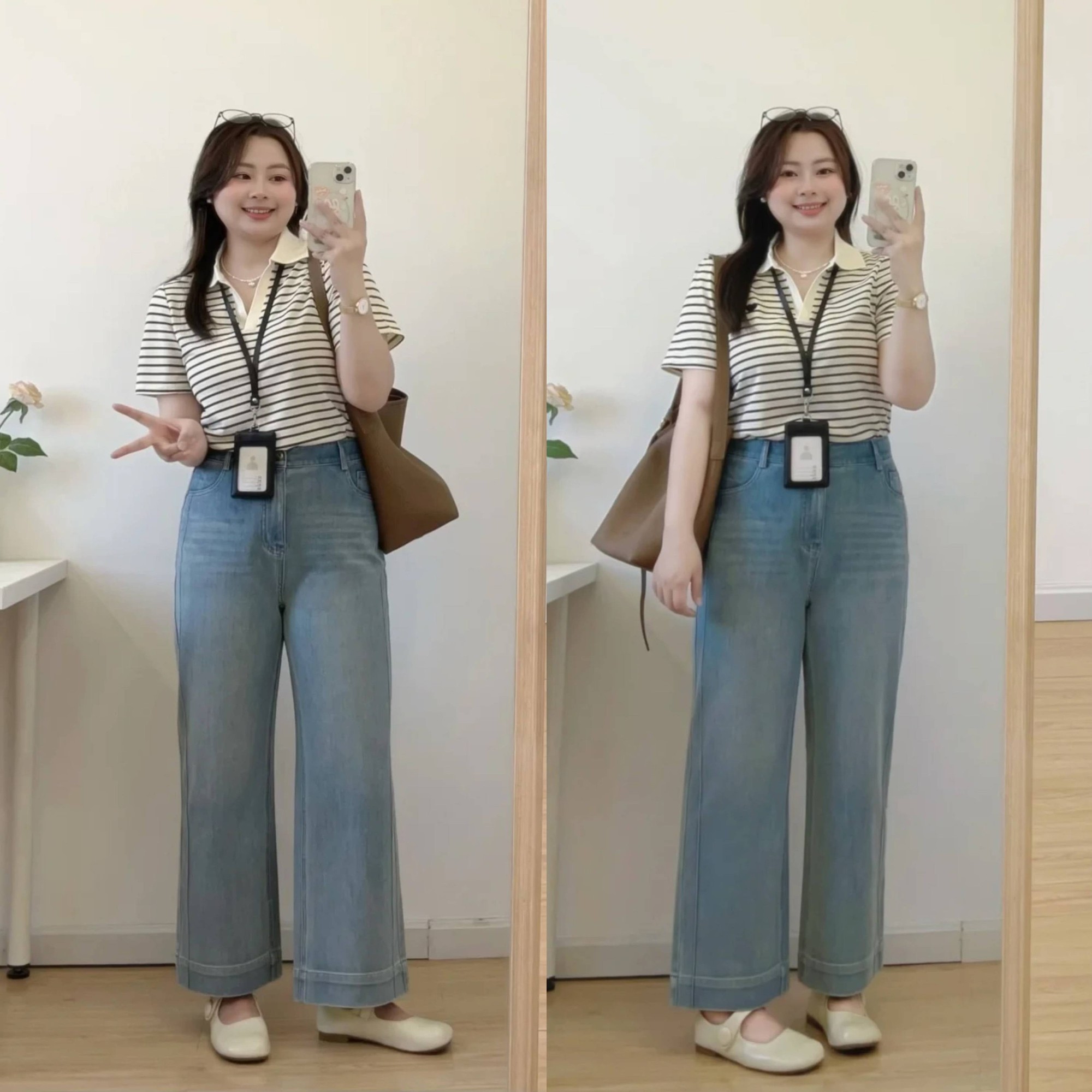 Eo b&aacute;nh m&igrave; đ&ugrave;i to kh&ocirc;ng lo mặc xấu: Mẹo phối đồ đỉnh cao, vừa t&ocirc;n d&aacute;ng lại giấu mỡ cực ngầu - Ảnh 5.