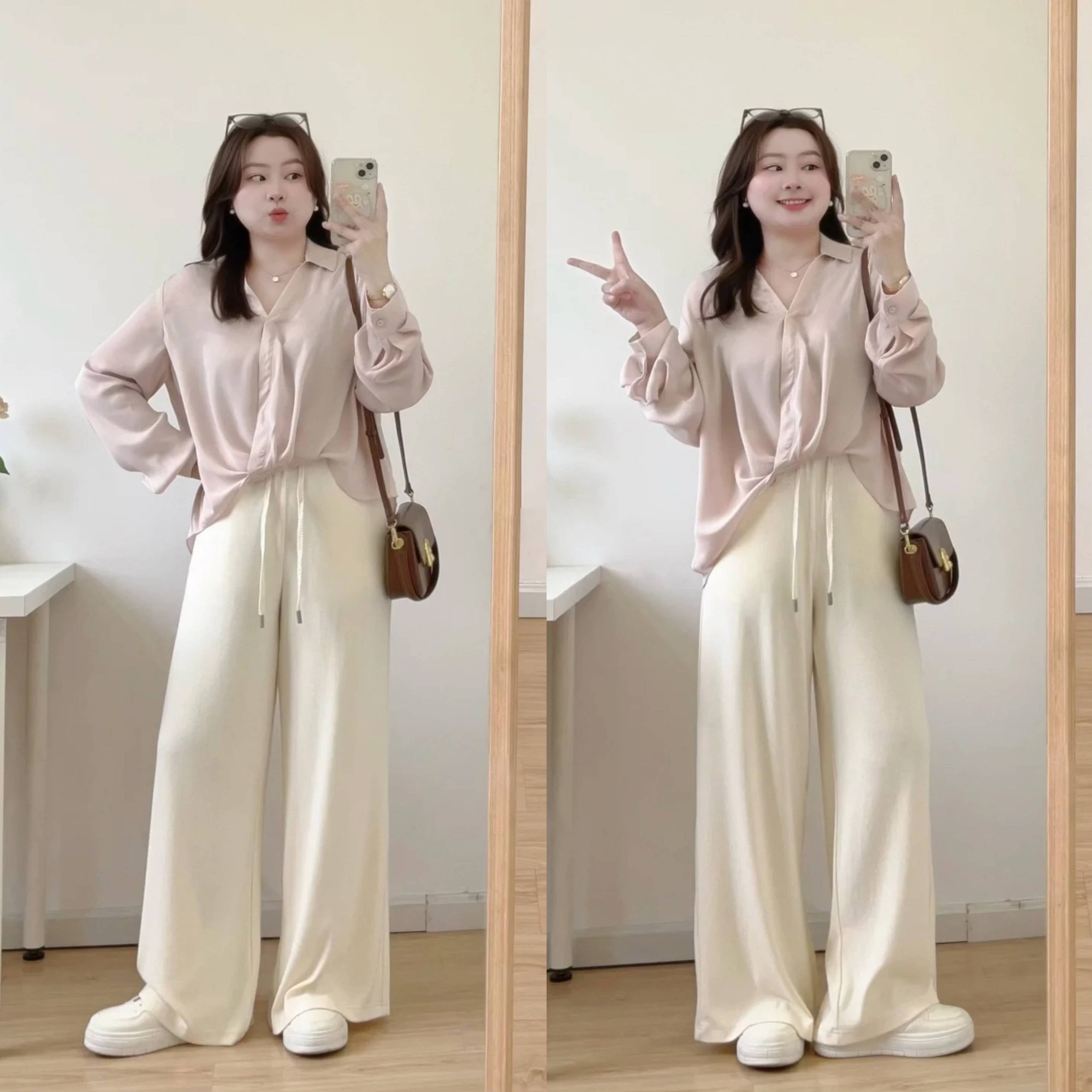 Eo b&aacute;nh m&igrave; đ&ugrave;i to kh&ocirc;ng lo mặc xấu: Mẹo phối đồ đỉnh cao, vừa t&ocirc;n d&aacute;ng lại giấu mỡ cực ngầu - Ảnh 2.