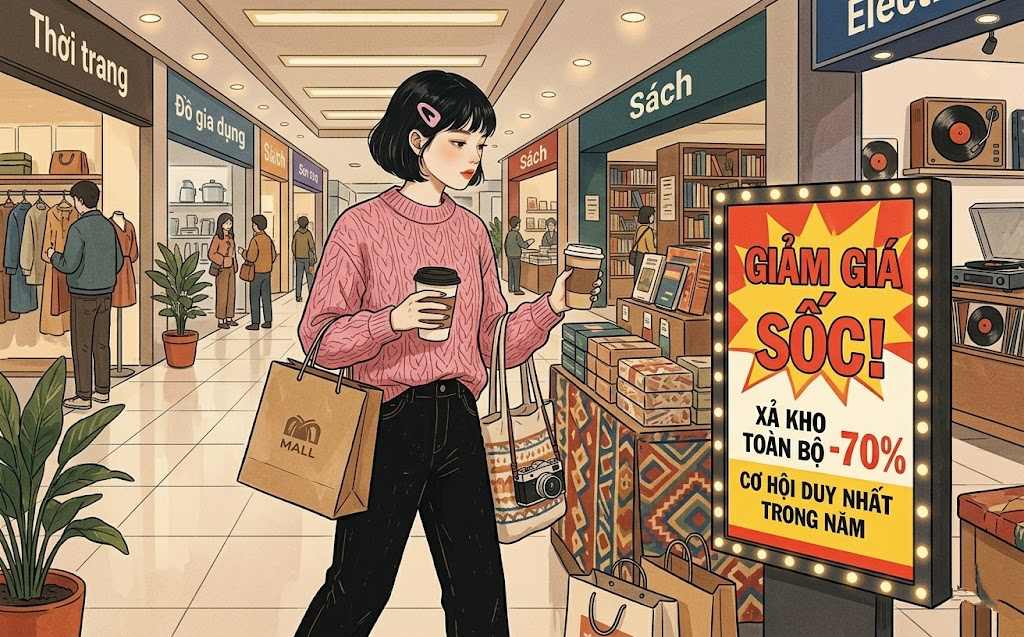 Bẫy giảm gi&aacute; v&agrave; th&oacute;i quen mua sắm m&ugrave; qu&aacute;ng: Tại sao c&agrave;ng tiết kiệm ch&uacute;ng ta c&agrave;ng ngh&egrave;o?- Ảnh 2.