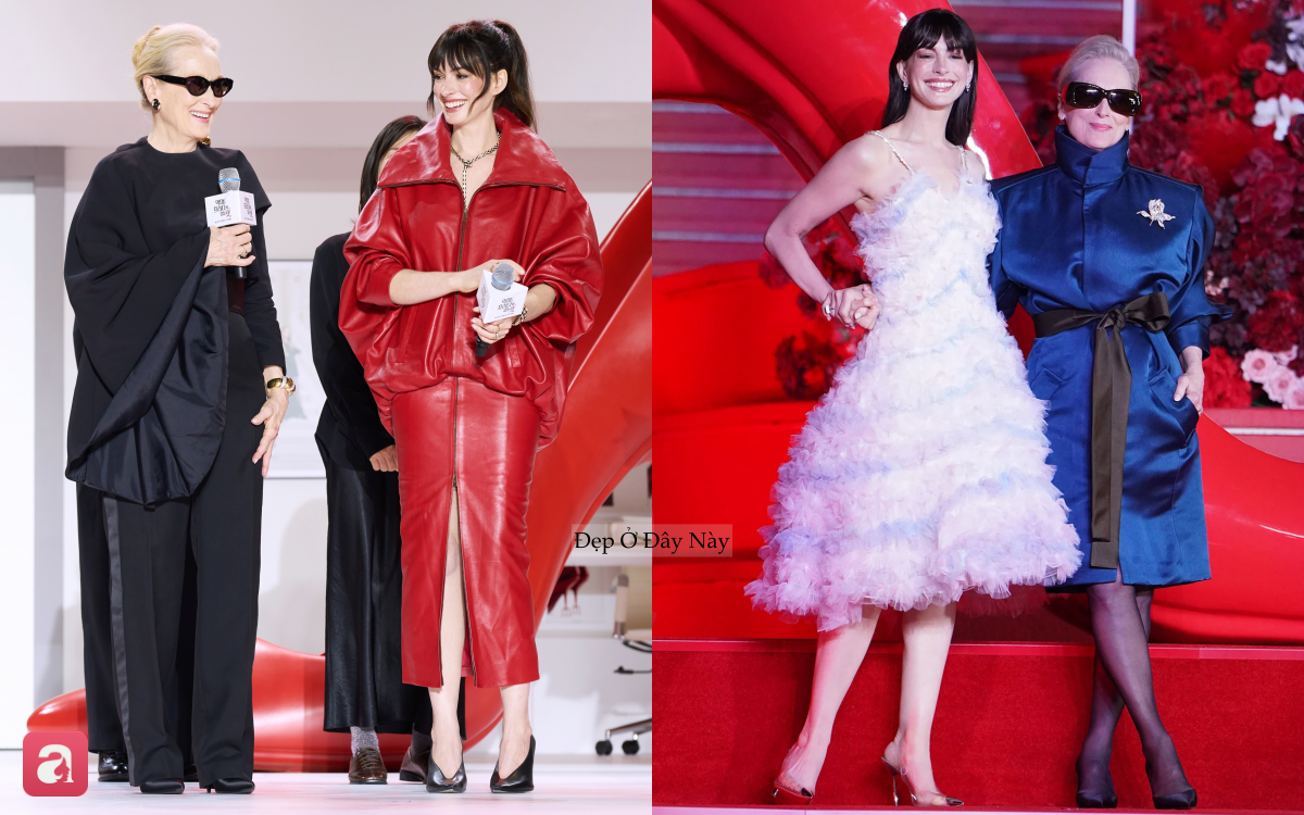 Anne Hathaway bận &ldquo;kh&ocirc;ng thở nổi&rdquo;, đổi style li&ecirc;n tục khiến fan ch&oacute;ng mặt- Ảnh 3.