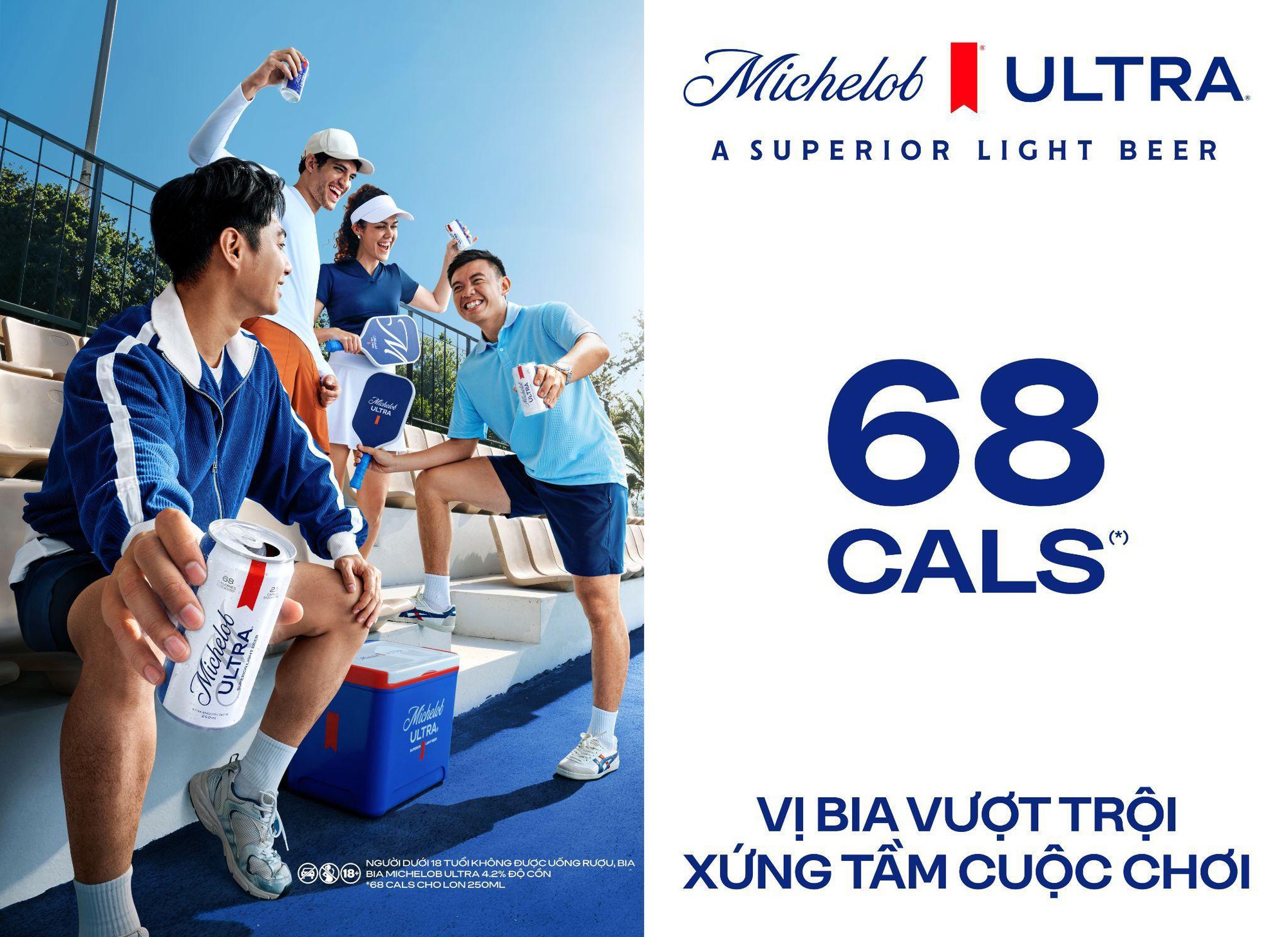 Michelob ULTRA ra mắt tại Việt Nam - lựa chọn gắn liền với lối sống năng động - Ảnh 1. Michelob ULTRA ra mắt tại Việt Nam - lựa chọn gắn liền với lối sống năng động - Ảnh 1.