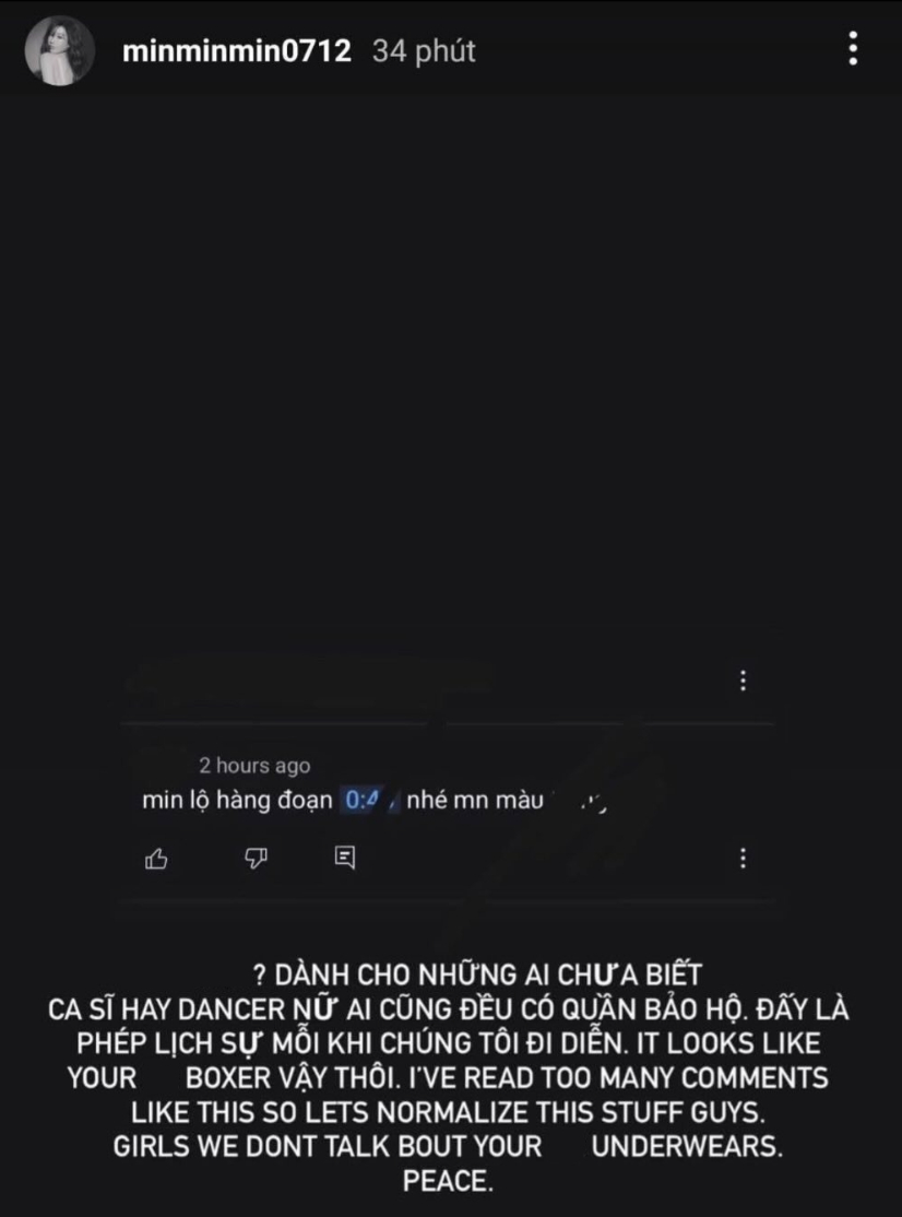 MIN căng thẳng chỉ tr&iacute;ch nam giới khiếm nh&atilde;: Con g&aacute;i ch&uacute;ng t&ocirc;i kh&ocirc;ng b&agrave;n về quần l&oacute;t đ&agrave;n &ocirc;ng!- Ảnh 2.