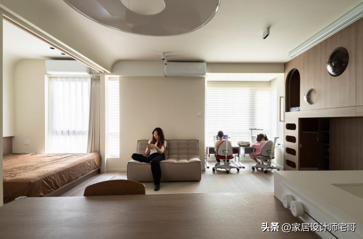 Chỉ 45m&sup2; nhưng chia được 3 ph&ograve;ng ngủ: B&agrave;i to&aacute;n nh&agrave; nhỏ được giải qu&aacute; th&ocirc;ng minh- Ảnh 14.