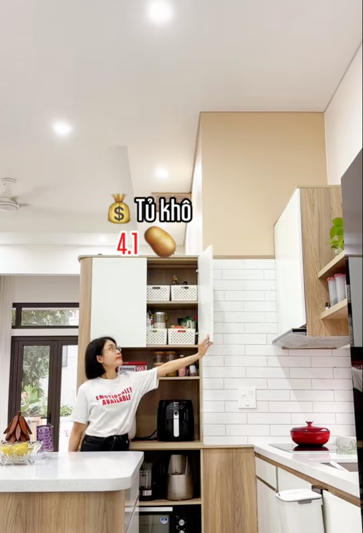 Phụ nữ độc th&acirc;n tuổi 40: Chi 800 triệu tự x&acirc;y nh&agrave;, căn bếp nhỏ xinh, đầy đủ tiện nghi m&agrave; vẫn tiết kiệm tối đa ng&acirc;n s&aacute;ch- Ảnh 8.