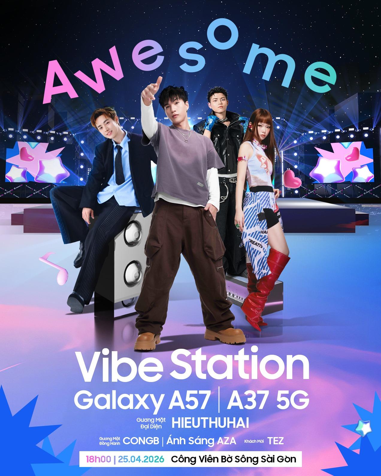 1000 phần qu&agrave; độc quyền v&agrave; v&eacute; đ&ecirc;m nhạc Samsung: Cơ hội hiếm để thấy HIEUTHUHAI, CONGB, &Aacute;nh S&aacute;ng AZA, TEZ đứng chung s&acirc;n khấu - Ảnh 2.