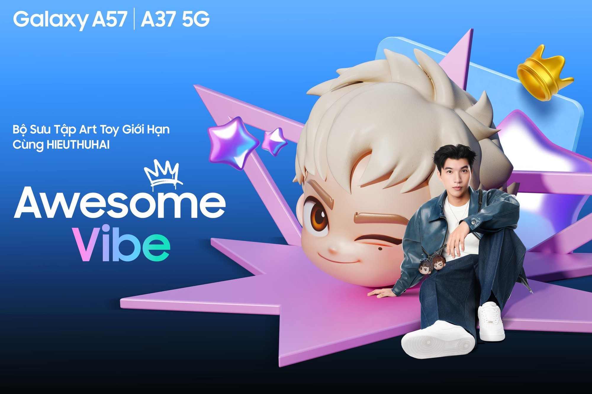 1000 phần qu&agrave; độc quyền v&agrave; v&eacute; đ&ecirc;m nhạc Samsung: Cơ hội hiếm để thấy HIEUTHUHAI, CONGB, &Aacute;nh S&aacute;ng AZA, TEZ đứng chung s&acirc;n khấu - Ảnh 3.