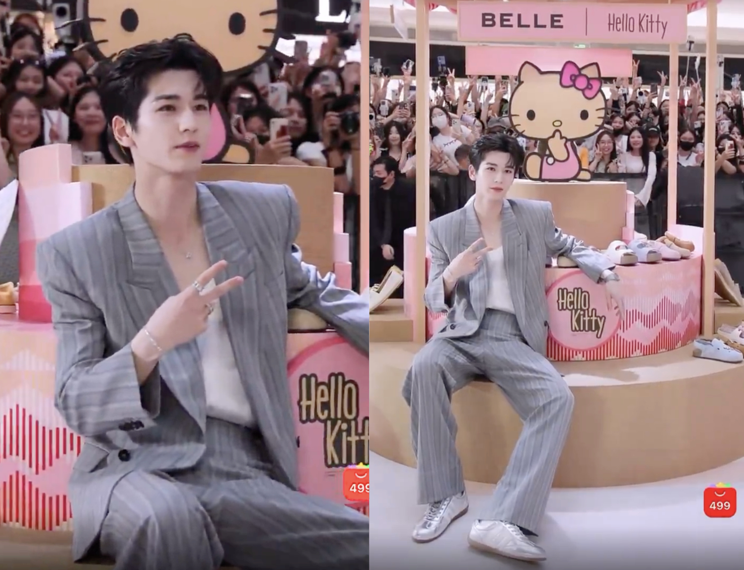 Khủng khiếp cảnh biển người chen k&iacute;n 5 tầng lầu trung t&acirc;m thương mại, mọi thứ n&aacute;o loạn v&igrave; Trương Lăng H&aacute;ch xuất hiện- Ảnh 5.