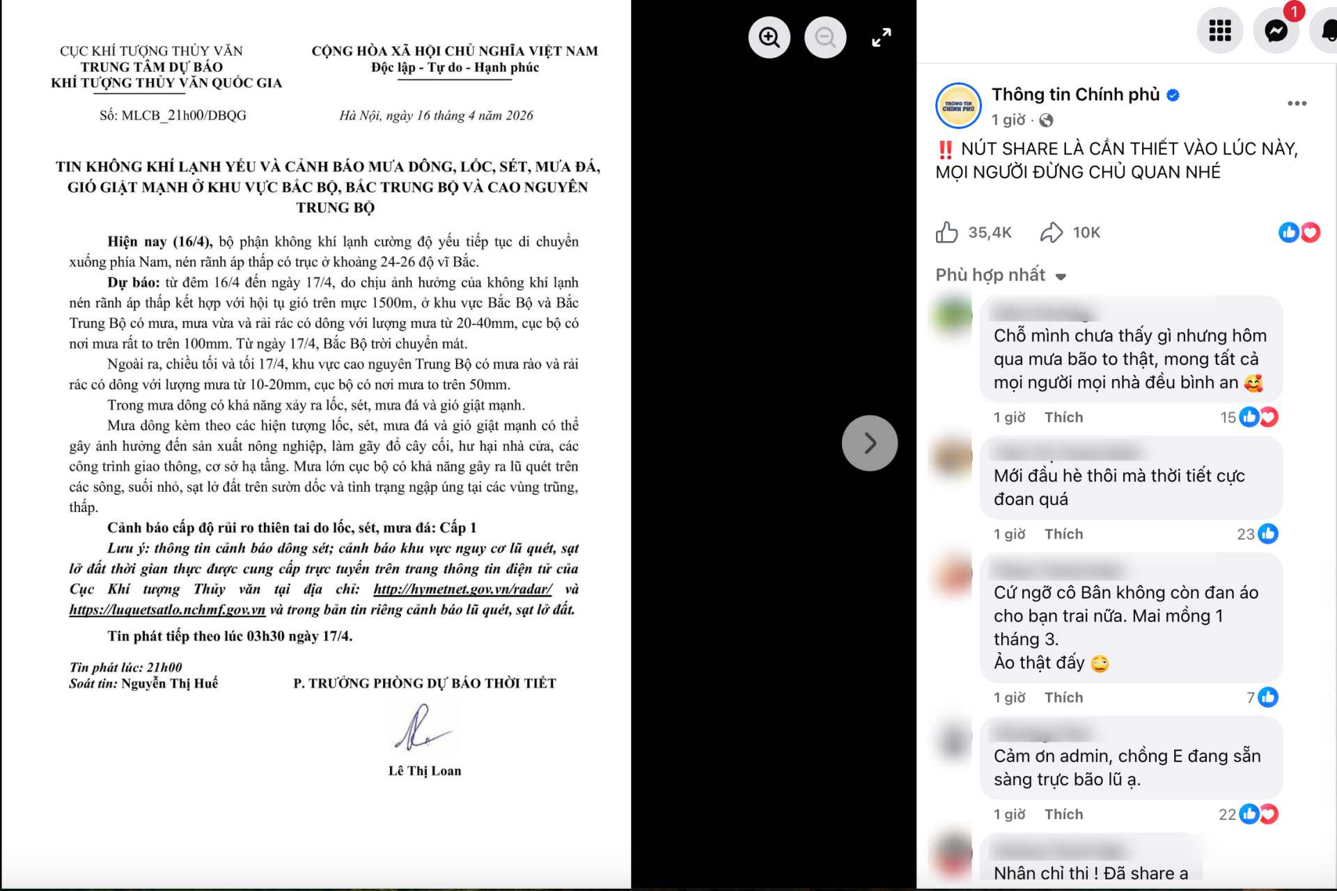 10.000 người chia sẻ một b&agrave;i đăng từ Fanpage Th&ocirc;ng tin Ch&iacute;nh Phủ- Ảnh 1.