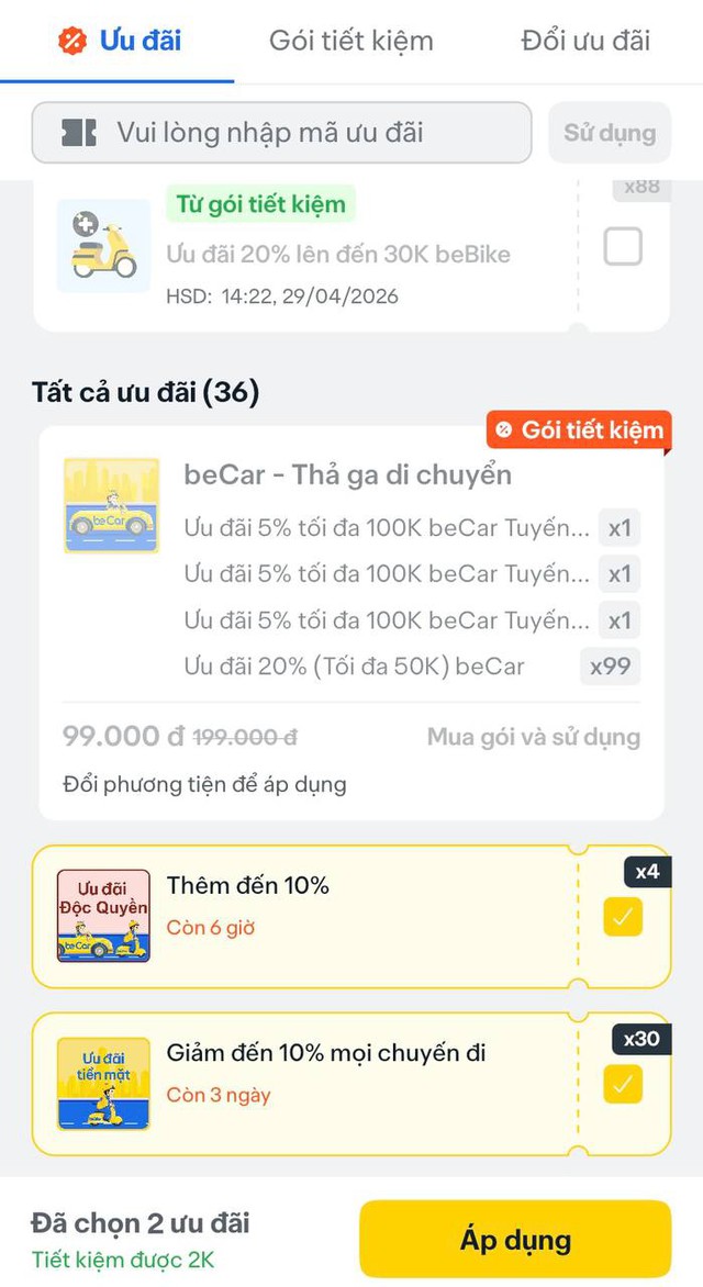 Ph&aacute;t hiện của người lười khi &ldquo;SỐNG TR&Ecirc;N APP&rdquo;: Be, Shopee, Grab - Mỗi app 1 nhiệm vụ, t&ocirc;i vẫn ăn ngon đi tiện m&agrave; chẳng tốn mấy- Ảnh 3.