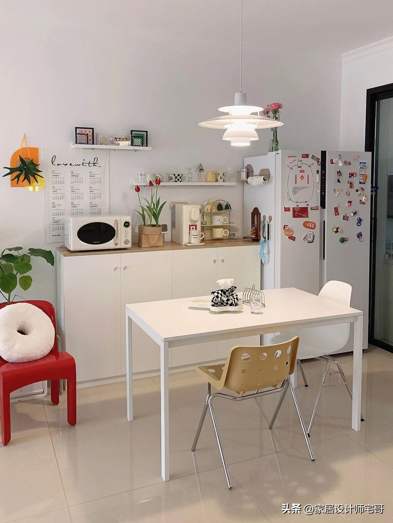 Căn hộ 69m&sup2; được cải tạo với chi ph&iacute; hơn 500 triệu: Nhỏ nhưng tinh tế đến mức ai xem cũng muốn học theo- Ảnh 4.