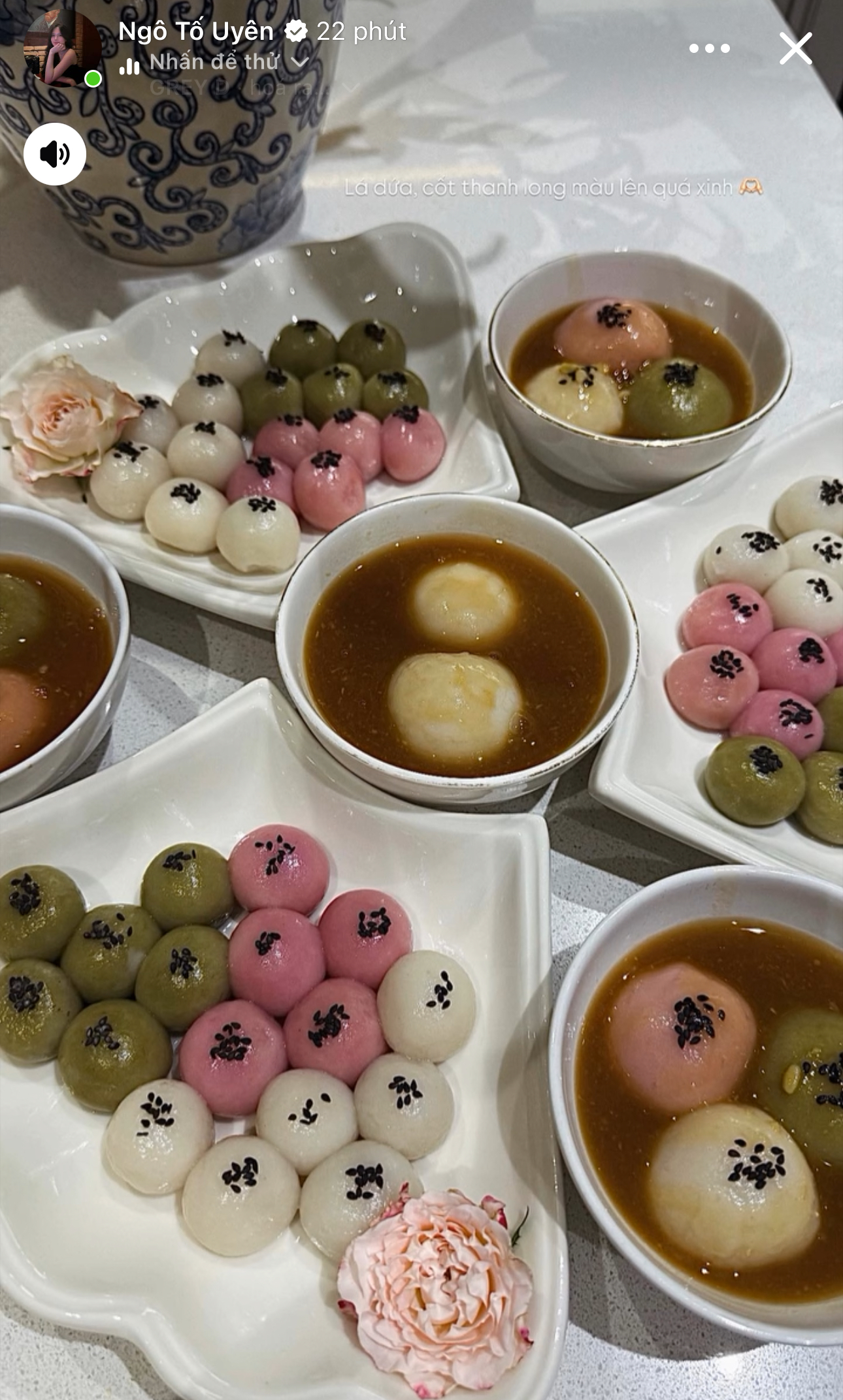 Đỗ Mỹ Linh, Ng&ocirc; Tố Uy&ecirc;n - vợ Th&agrave;nh Chung khoe m&acirc;m c&uacute;ng tết H&agrave;n thực: Ai kh&eacute;o l&eacute;o hơn?- Ảnh 4.