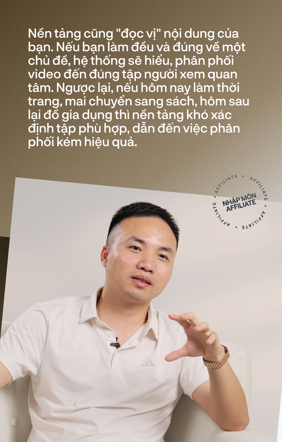 VIDEO Nhập m&ocirc;n affiliate cho những người &ldquo;kh&ocirc;ng nổi tiếng&rdquo;, &ldquo;kh&ocirc;ng nhiều follower&rdquo;: 2 chuy&ecirc;n gia chỉ ra c&aacute;ch đơn giản nhất để ra đơn- Ảnh 5.