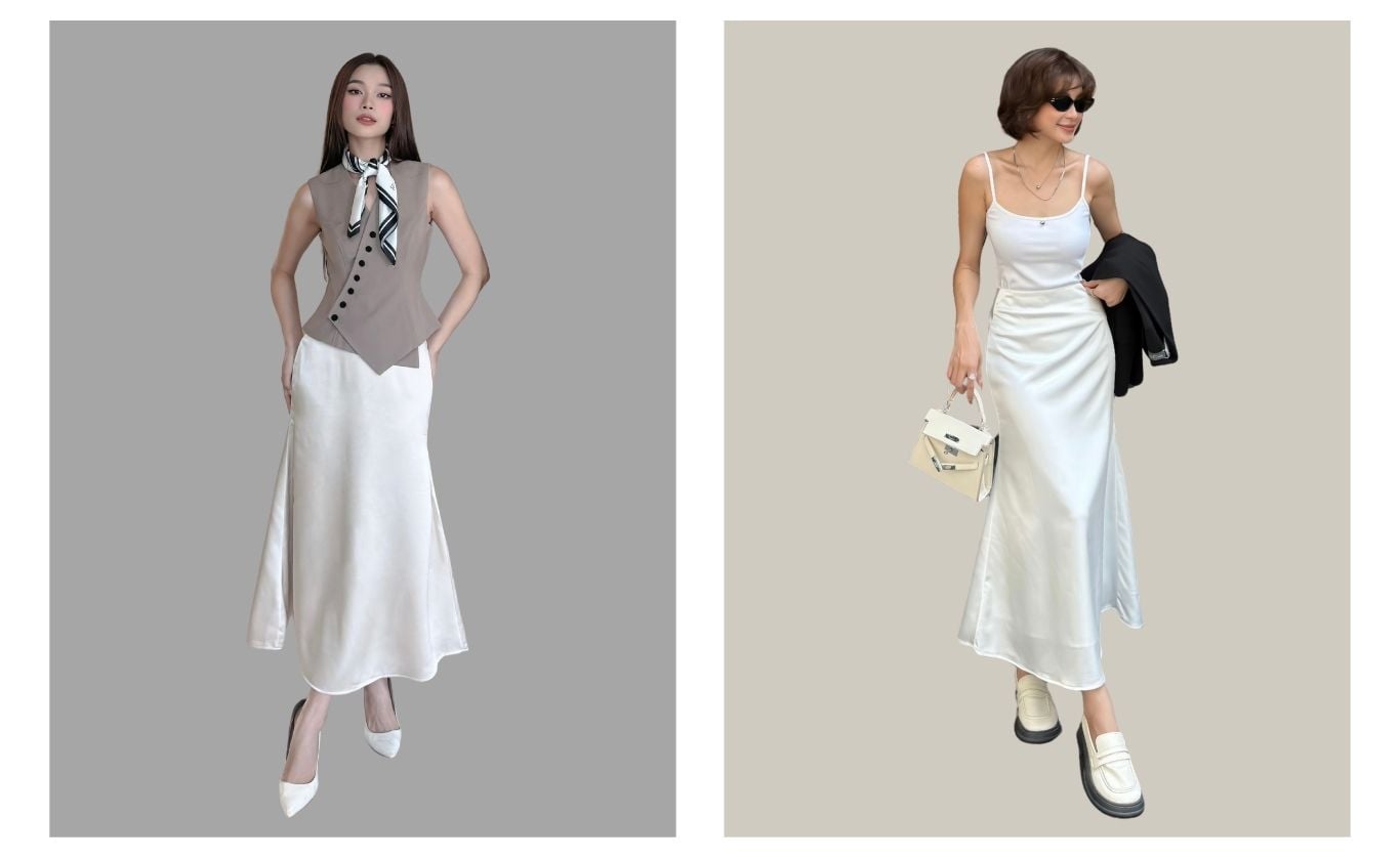 V&aacute;y lụa đang &ldquo;chiếm s&oacute;ng&rdquo; 2026: Mặc đ&uacute;ng c&aacute;ch l&agrave; sang l&ecirc;n v&agrave;i bậc, sai một ly dễ lộ d&aacute;ng ngay- Ảnh 7.