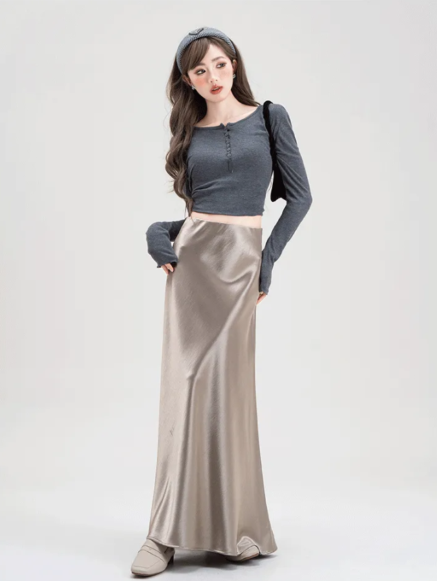 V&aacute;y lụa đang &ldquo;chiếm s&oacute;ng&rdquo; 2026: Mặc đ&uacute;ng c&aacute;ch l&agrave; sang l&ecirc;n v&agrave;i bậc, sai một ly dễ lộ d&aacute;ng ngay- Ảnh 8.