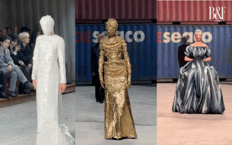 Show Maison Margiela Thu/Đ&ocirc;ng 2026 g&acirc;y b&atilde;o MXH: Hứa Quang H&aacute;n cũng c&oacute; mặt, model catwalk gần như kh&ocirc;ng thấy đường- Ảnh 11.