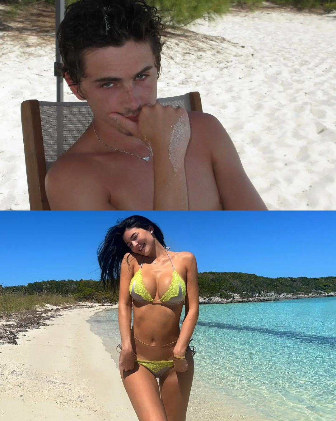 Tội cho bụng sữa của Timoth&eacute;e Chalamet khi va phải "th&aacute;nh body" Kylie Jenner- Ảnh 2.