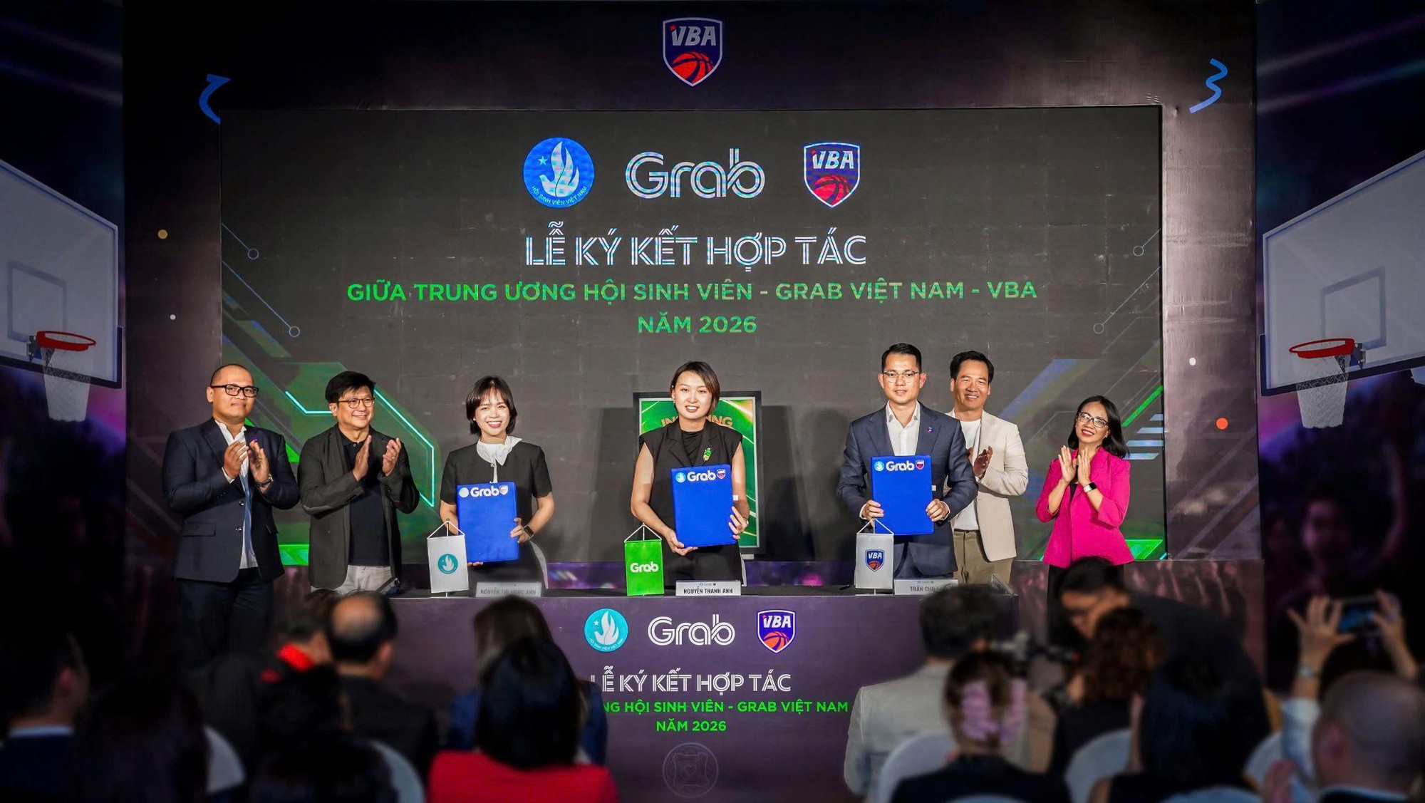 Trung ương Hội Sinh vi&ecirc;n Việt Nam, Grab v&agrave; VBA hợp t&aacute;c ph&aacute;t triển t&agrave;i năng trẻ- Ảnh 1.