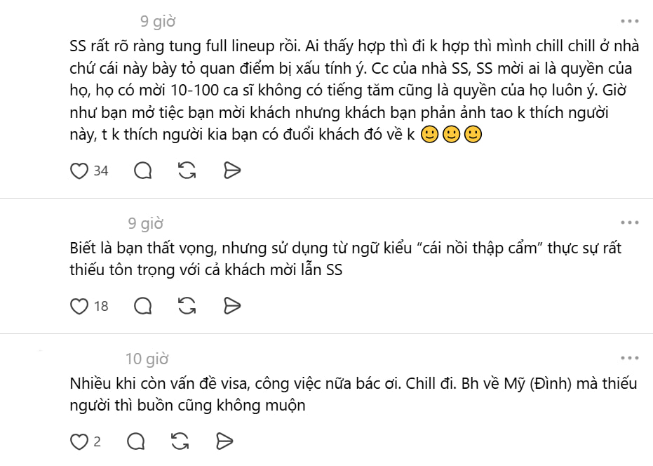 Line-up concert tại Mỹ của SpaceSpeakers bị ch&ecirc; &ldquo;mất chất&rdquo;- Ảnh 5.