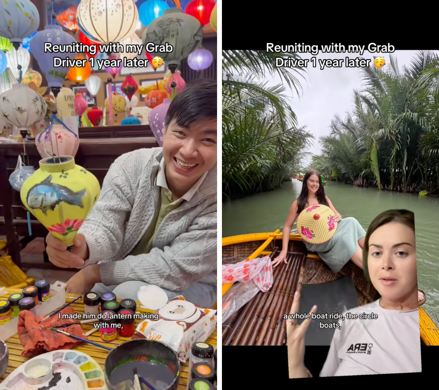 Nữ kh&aacute;ch T&acirc;y ngỡ ng&agrave;ng trước c&aacute;ch h&agrave;nh xử của nam t&agrave;i xế c&ocirc;ng nghệ Việt Nam sau 1 năm mất li&ecirc;n lạc- Ảnh 1.