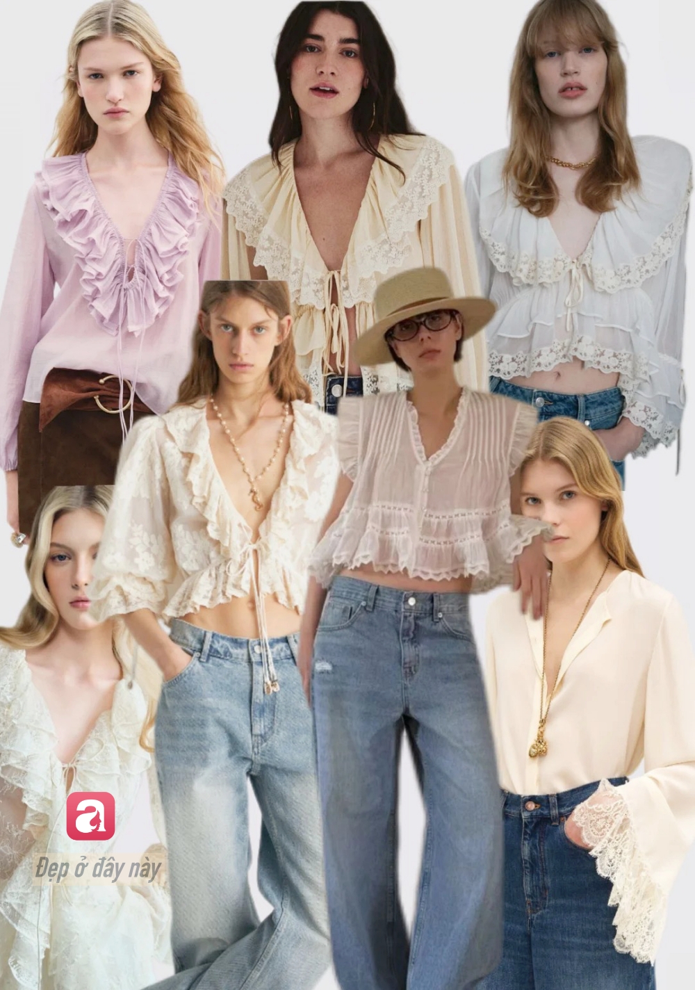 Kh&ocirc;ng cộp m&aacute;c "b&aacute;nh b&egrave;o": &Aacute;o ren b&egrave;o nh&uacute;n h&egrave; 2026 được mặc theo c&aacute;ch tinh tế v&agrave; c&oacute; gu hơn bao giờ hết- Ảnh 1.