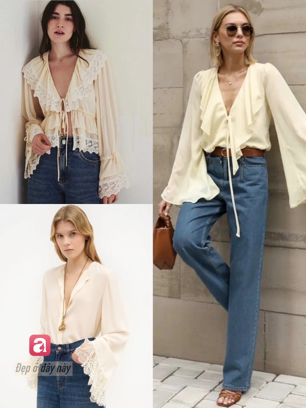 Kh&ocirc;ng cộp m&aacute;c "b&aacute;nh b&egrave;o": &Aacute;o ren b&egrave;o nh&uacute;n h&egrave; 2026 được mặc theo c&aacute;ch tinh tế v&agrave; c&oacute; gu hơn bao giờ hết- Ảnh 3.