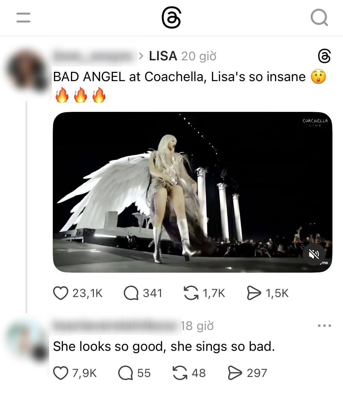 Lisa ở Coachella qu&aacute; đẹp, nhưng giọng h&aacute;t th&igrave; dở - Ảnh 5.