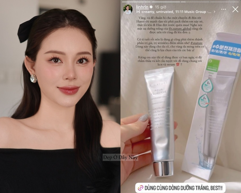 D&acirc;u h&agrave;o m&ocirc;n Linh Rin tin d&ugrave;ng 4 m&oacute;n "thần dược" dưỡng da gi&aacute; b&igrave;nh d&acirc;n nhưng hiệu quả bất ngờ - Ảnh 2.