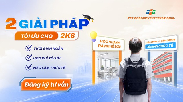 2 giải ph&aacute;p tối ưu cho 2K8 tiệm cận c&aacute;nh cửa nghề nghiệp - Ảnh 1.