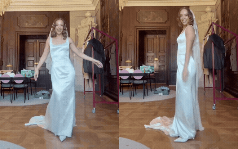 G&aacute;i T&acirc;y vỡ o&agrave; khi gặp "ph&aacute;p sư Hội An": May đồ đẹp d&atilde; man, từng đường kim mũi chỉ đều xuất sắc, xin ph&eacute;p luỵ Việt Nam - Ảnh 1.