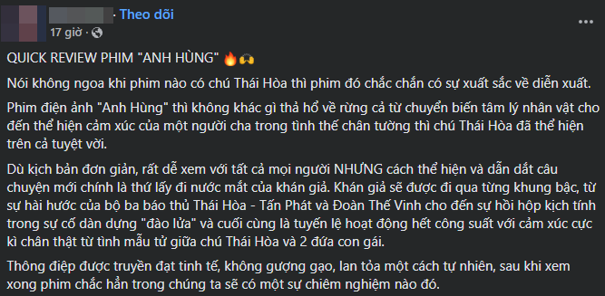 Review cực n&oacute;ng Anh H&ugrave;ng: Th&aacute;i H&ograve;a xứng tầm "n&oacute;c nh&agrave;" diễn xuất, một c&aacute;i t&ecirc;n g&acirc;y ức chế cực độ- Ảnh 2.