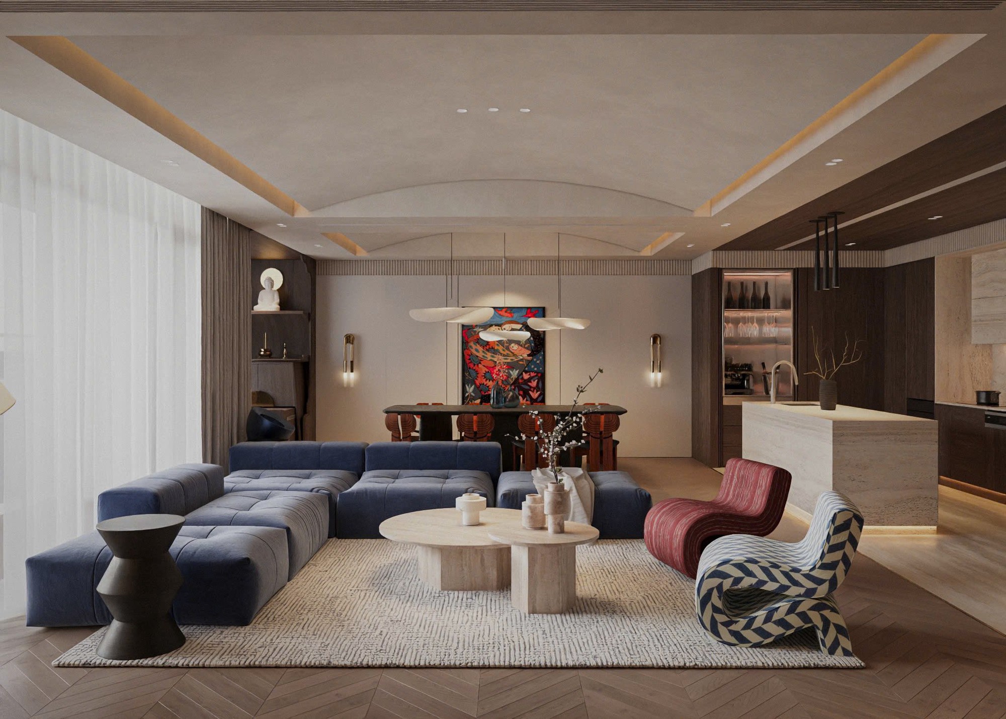 Căn hộ 50 tỷ đồng của Tun Phạm đang ho&agrave;n thiện nội thất: View hồ T&acirc;y, rao b&aacute;n gi&aacute; 123 triệu đồng/m2, c&oacute; một đặc quyền ri&ecirc;ng - Ảnh 2.