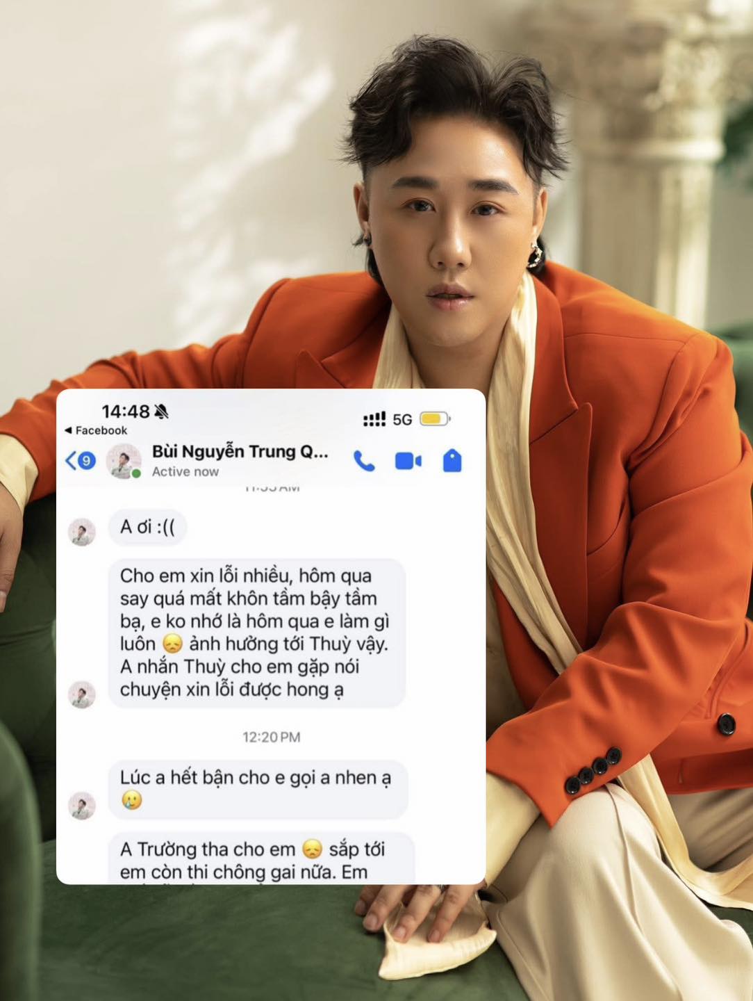 Video: Trung Qu&acirc;n Idol đến thẩm mỹ viện để xin lỗi, mong "c&oacute; cơ hội được gặp trực tiếp b&aacute;c sĩ Trường" - Ảnh 4.