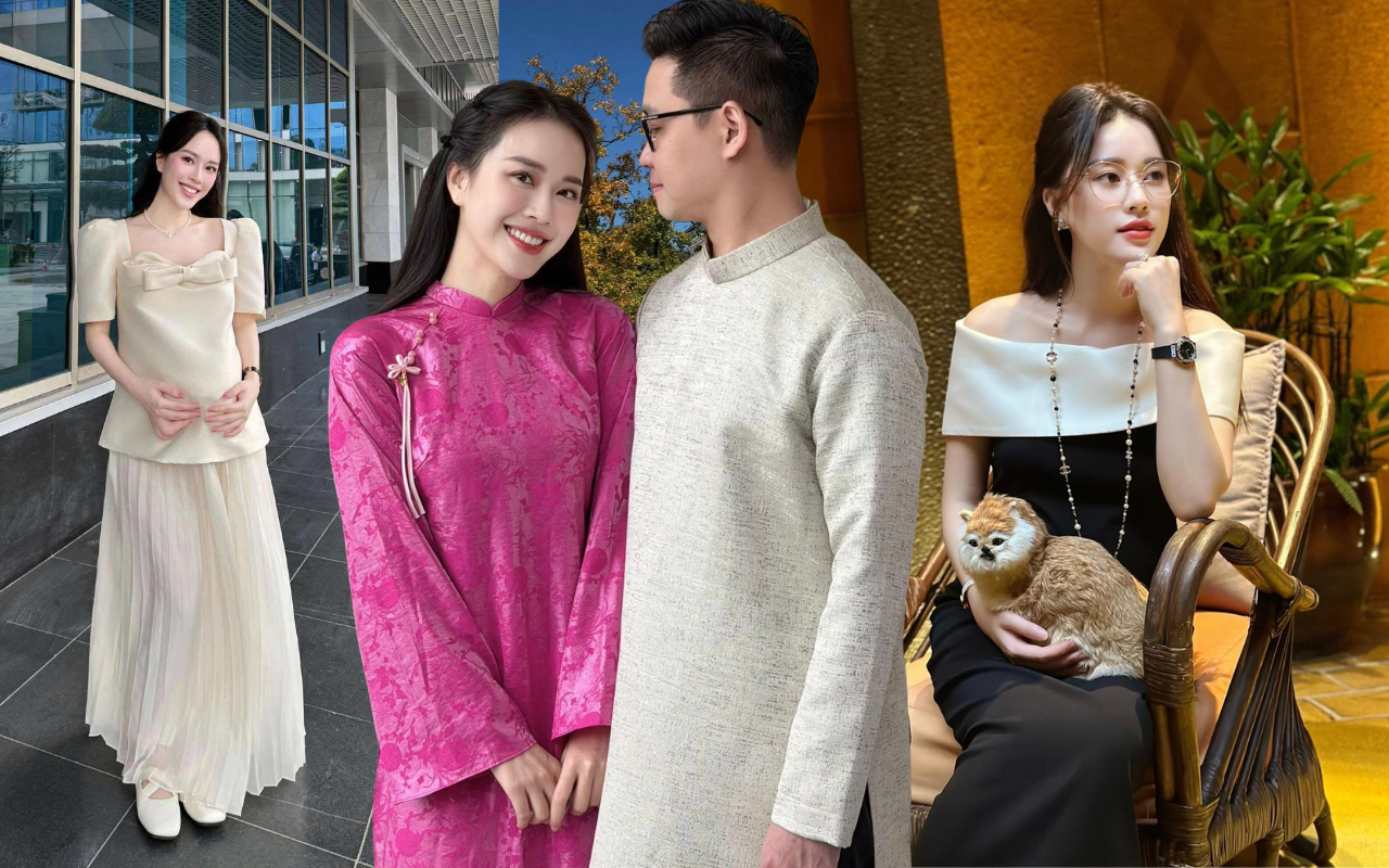 "MC xinh nhất VTV" mặc đẹp kh&ocirc;ng trượt ph&aacute;t n&agrave;o: Đẻ 2 con body vẫn nuột, s&agrave;nh điệu hơn thời c&ograve;n son- Ảnh 1.