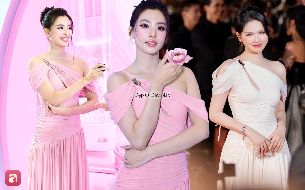 Ngọc Trinh - Tiểu Vy đọ d&aacute;ng bất ph&acirc;n thắng bại khi đụng h&agrave;ng- Ảnh 1.