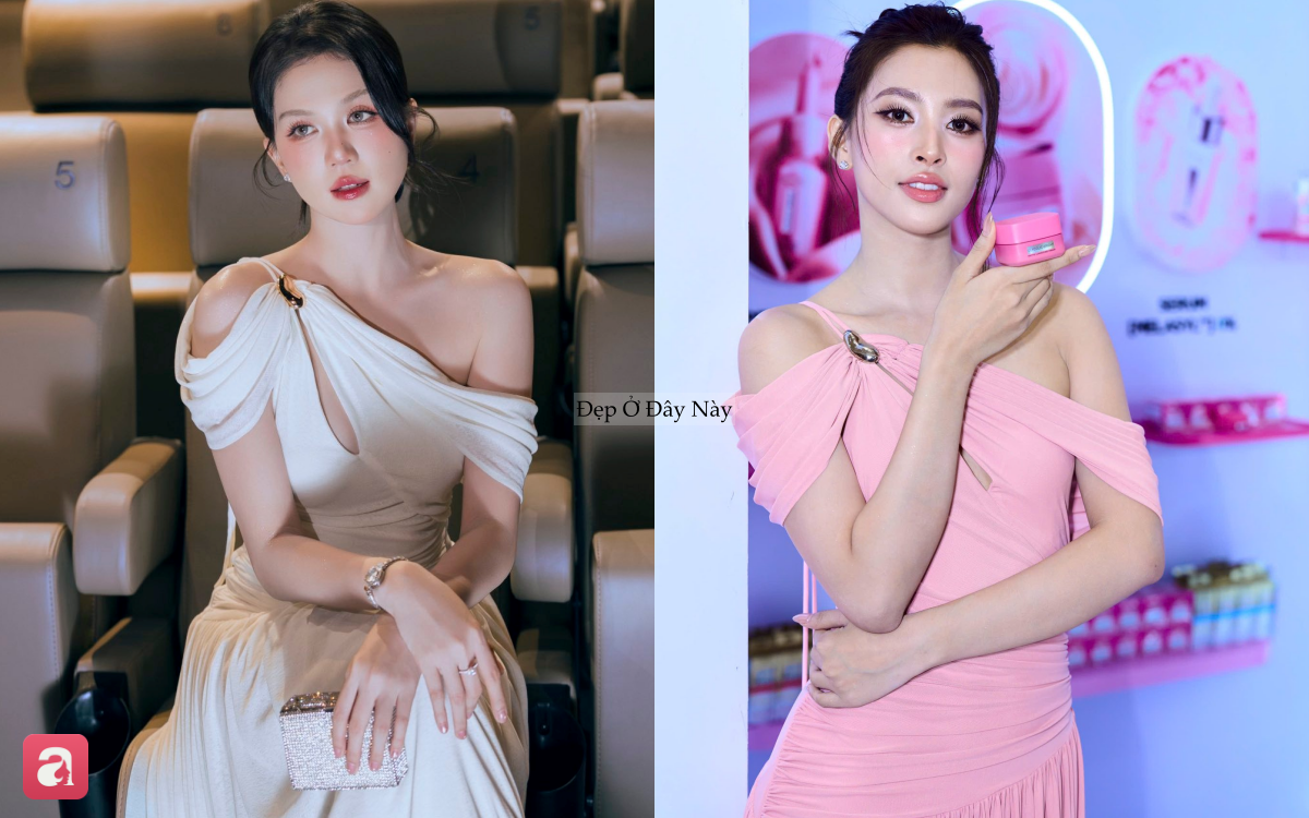 Ngọc Trinh - Tiểu Vy đọ d&aacute;ng bất ph&acirc;n thắng bại khi đụng h&agrave;ng- Ảnh 5.