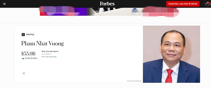 Xếp thứ 67, t&agrave;i sản của &ocirc;ng Phạm Nhật Vượng vượt tỷ ph&uacute; Jack Ma- Ảnh 1.