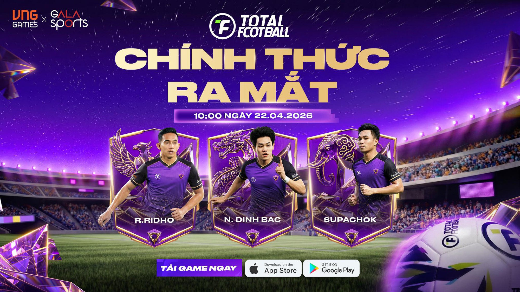 Total Football VNG ch&iacute;nh thức ra mắt cộng đồng game thủ Đ&ocirc;ng Nam &Aacute; - Ảnh 1.