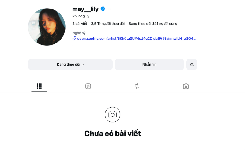 Phương Ly đang toan t&iacute;nh g&igrave; đ&acirc;y: Trang c&aacute; nh&acirc;n trắng x&oacute;a, nh&oacute;m chat hơn 100 ngh&igrave;n fan cũng &ldquo;bay m&agrave;u&rdquo;- Ảnh 1.