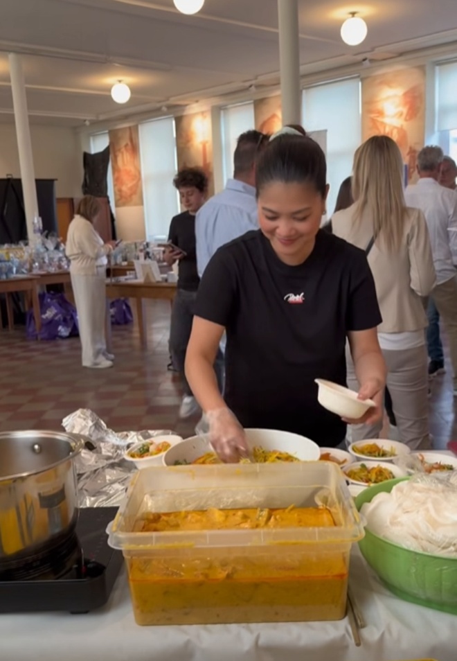 Mỹ nh&acirc;n "Người đ&agrave;n b&agrave; yếu đuối" từ bỏ showbiz cưới chồng T&acirc;y, giờ b&aacute;n phở ở Thụy Sĩ- Ảnh 4.